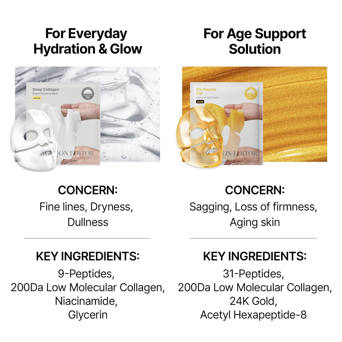 SUNGBOON EDITOR Deep Collagen Gold Overnight Mask lifestyle scene