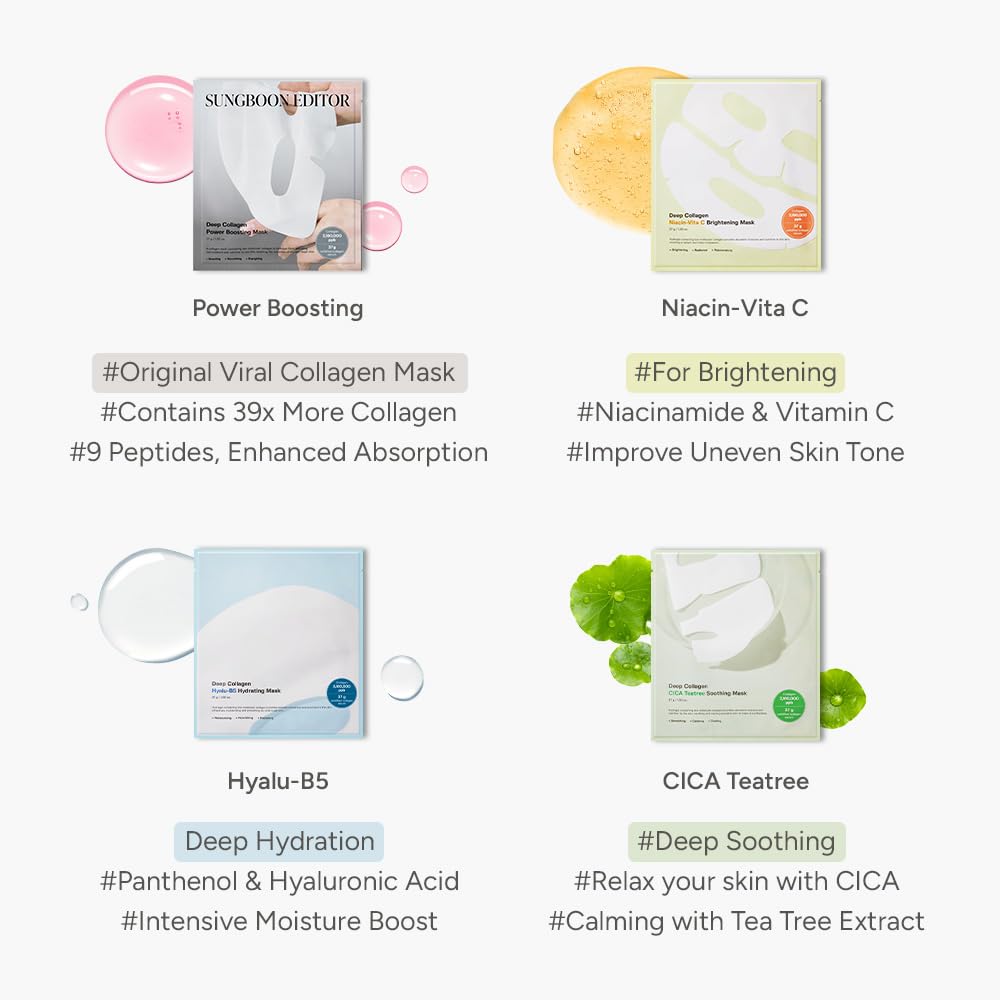 SUNGBOON EDITOR Deep Collagen HyaluB5 Overnight Mask on a vanity
