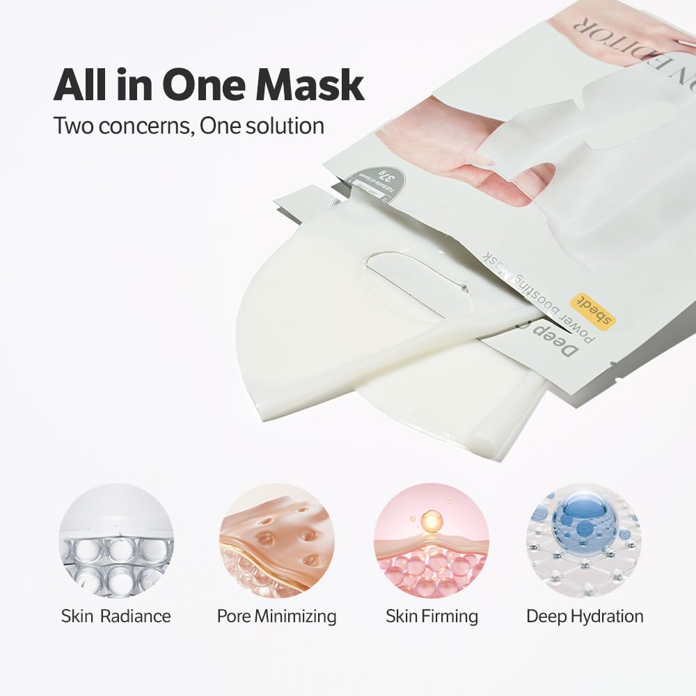 SUNGBOON EDITOR Deep Collagen Overnight Mask in use at night