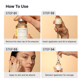 SUNGBOON EDITOR Glow Intensive PDRN Ampoule back view with ingredients list