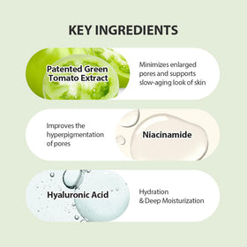 SUNGBOON EDITOR Green Tomato Pore Lifting Ampoule bottle close-up