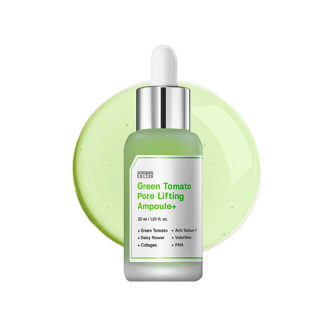 SUNGBOON EDITOR Green Tomato Pore Lifting Ampoule front view