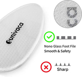 sunivaca Glass Foot File side view showcasing slim profile