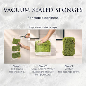 Sunlite Sports Spongentle Loofah Sponge in shower setting