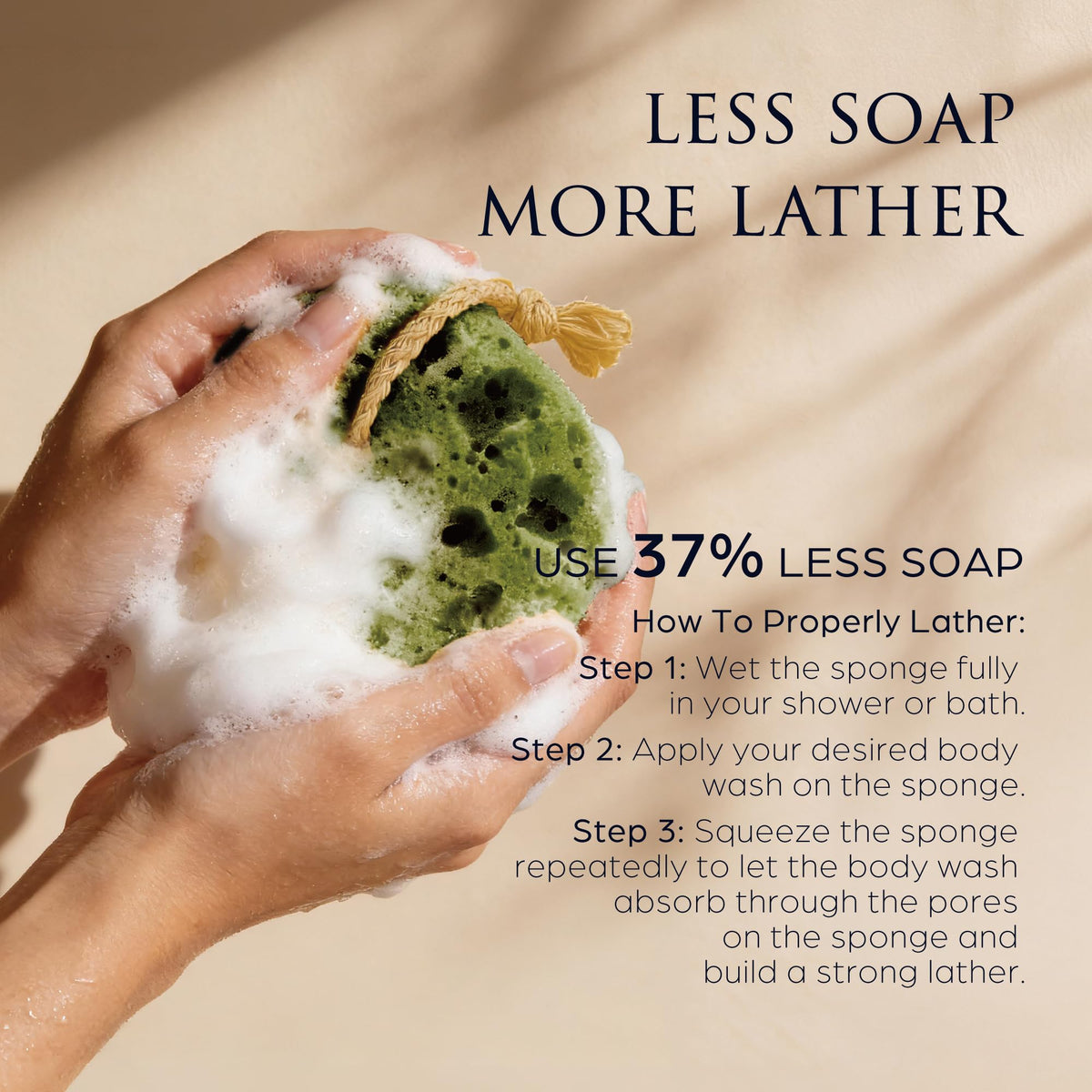 Sunlite Sports Spongentle Loofah Sponge packaging