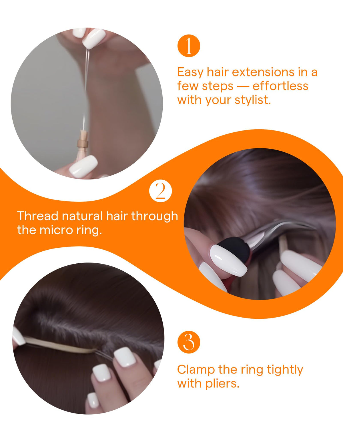 Sunny Hair 18 Inch Micro Hair Extensions in various shades