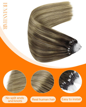 Sunny Hair 18 Inch Micro Hair Extensions packaging