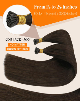 Sunny Hair 20 Inch I Tip Hair Extensions packaging