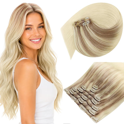 Sunny Hair 20-inch ombre clip-in hair extensions front view