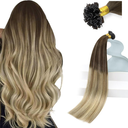 Sunny Hair 22 Inch K Tips Hair Extensions front view