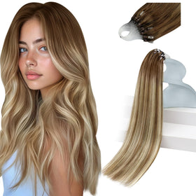 Sunny Hair 22 Inch Microlink Hair Extensions front view