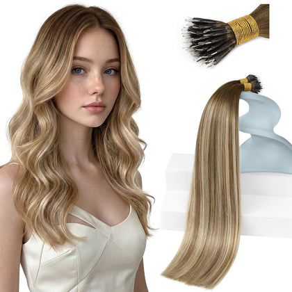 Sunny Hair 24 Inch Nano Bead Extensions front view