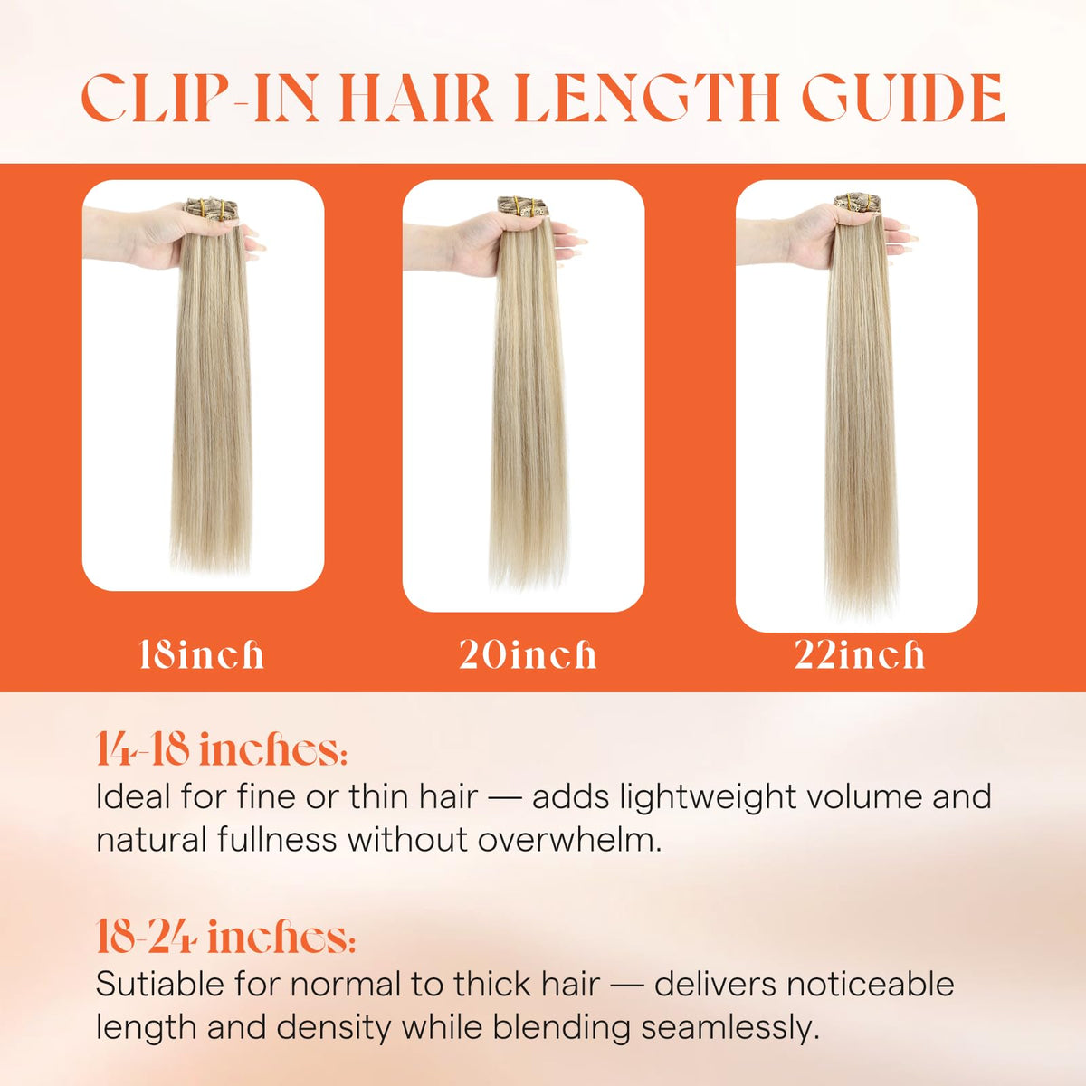 Sunny Hair clip-in extensions packaging