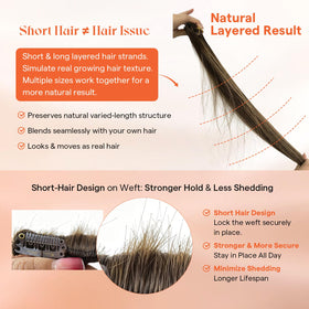 Sunny Hair clip-in extensions packaging front view