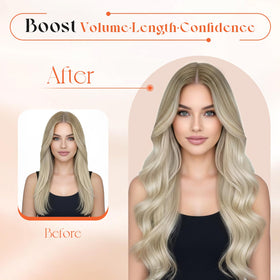 Sunny Hair Clip-in Hair Extensions 14 Inch back view