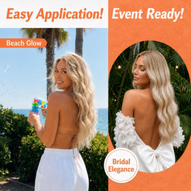 Sunny Hair Clip-in Hair Extensions 14 Inch Blonde Balayage packaging