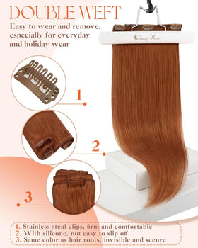 Sunny Hair Clip-in Hair Extensions 150g maintenance guide