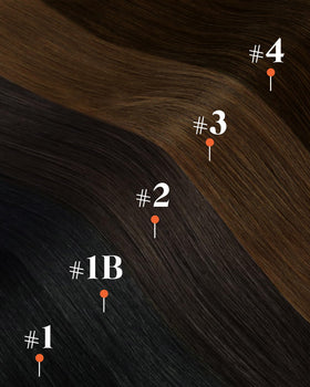 Sunny Hair Clip-in Hair Extensions Light Brown multiple pieces