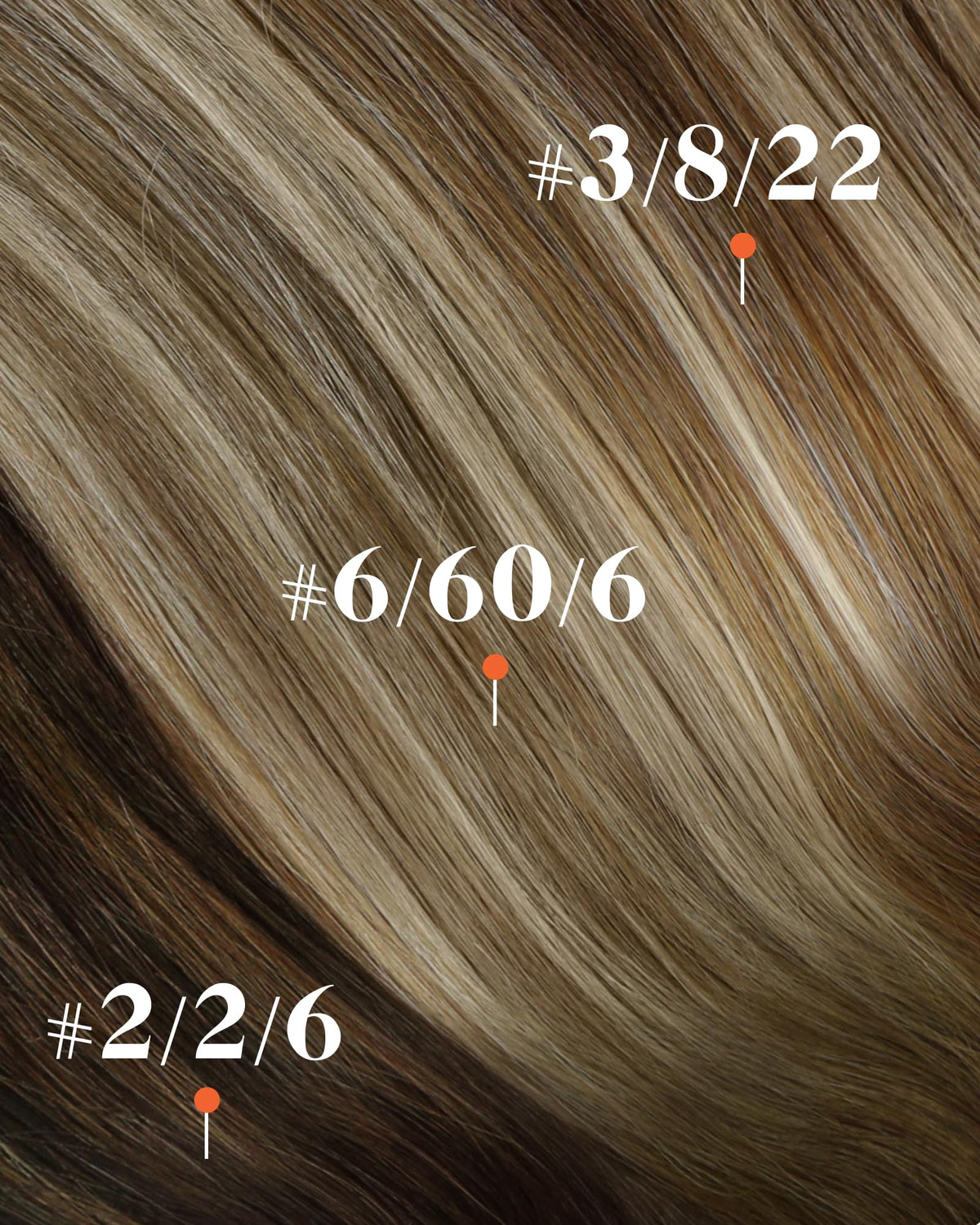 Sunny Hair Clip-in Hair Extensions Light Brown Ombre on model