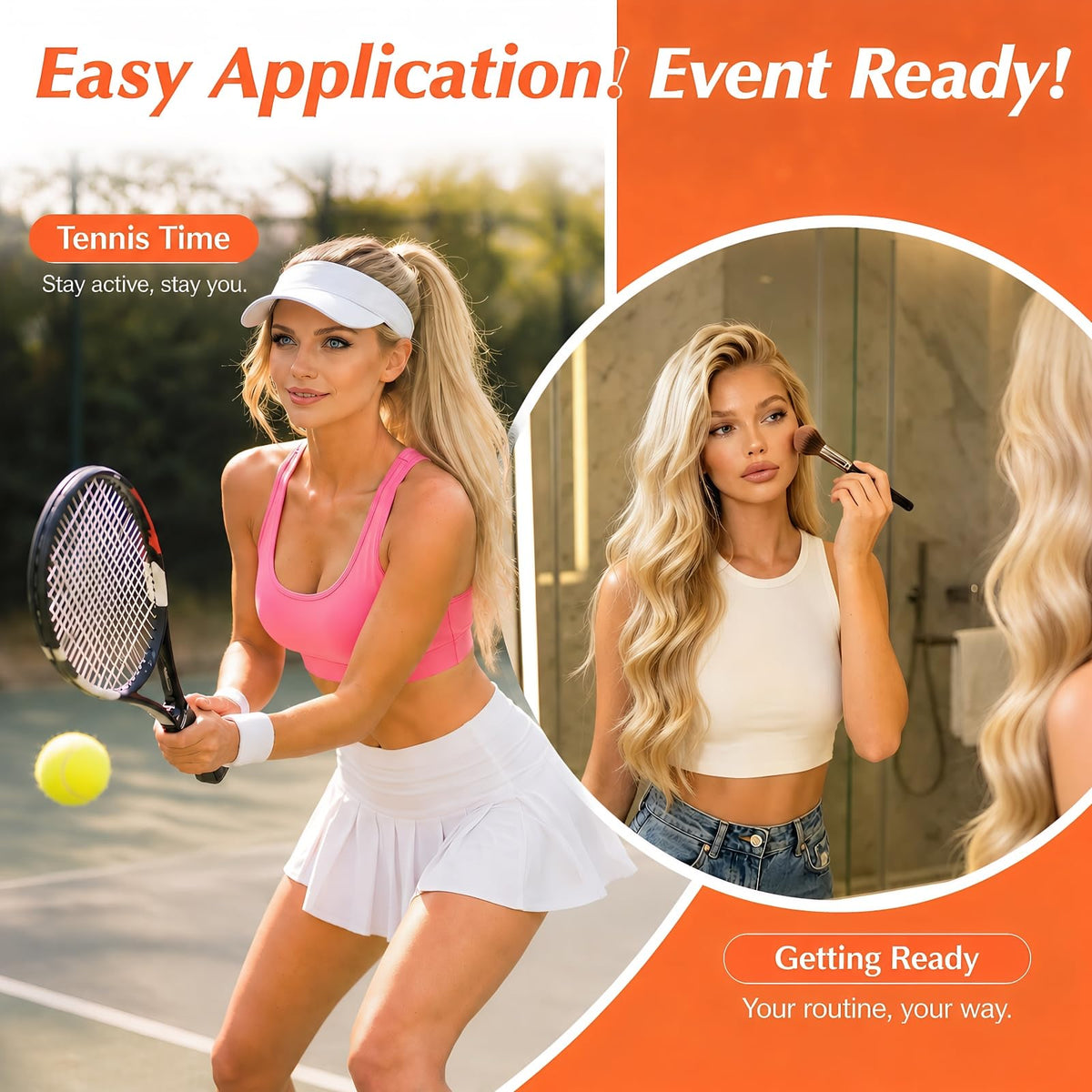 Sunny Hair clip-in hair extensions packaging front