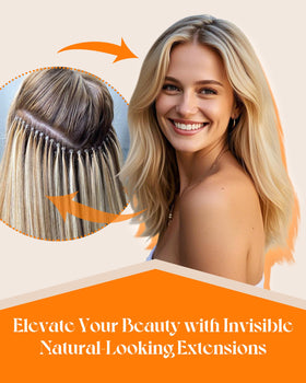 Sunny Hair extensions showing colour blend