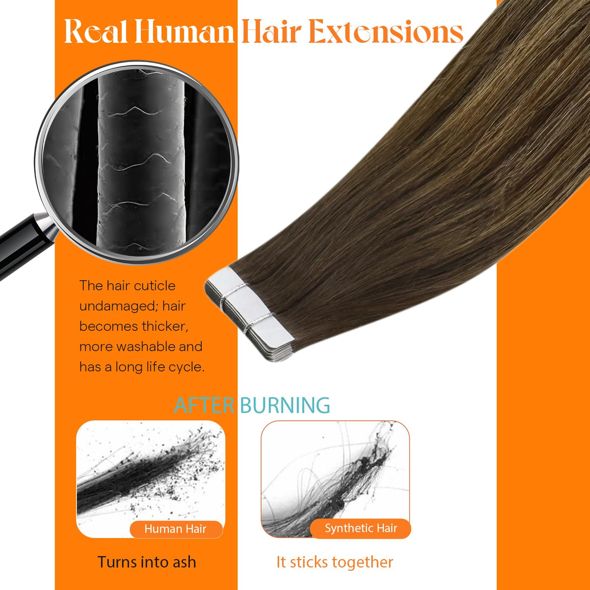 Sunny Hair Extensions showing different hair textures