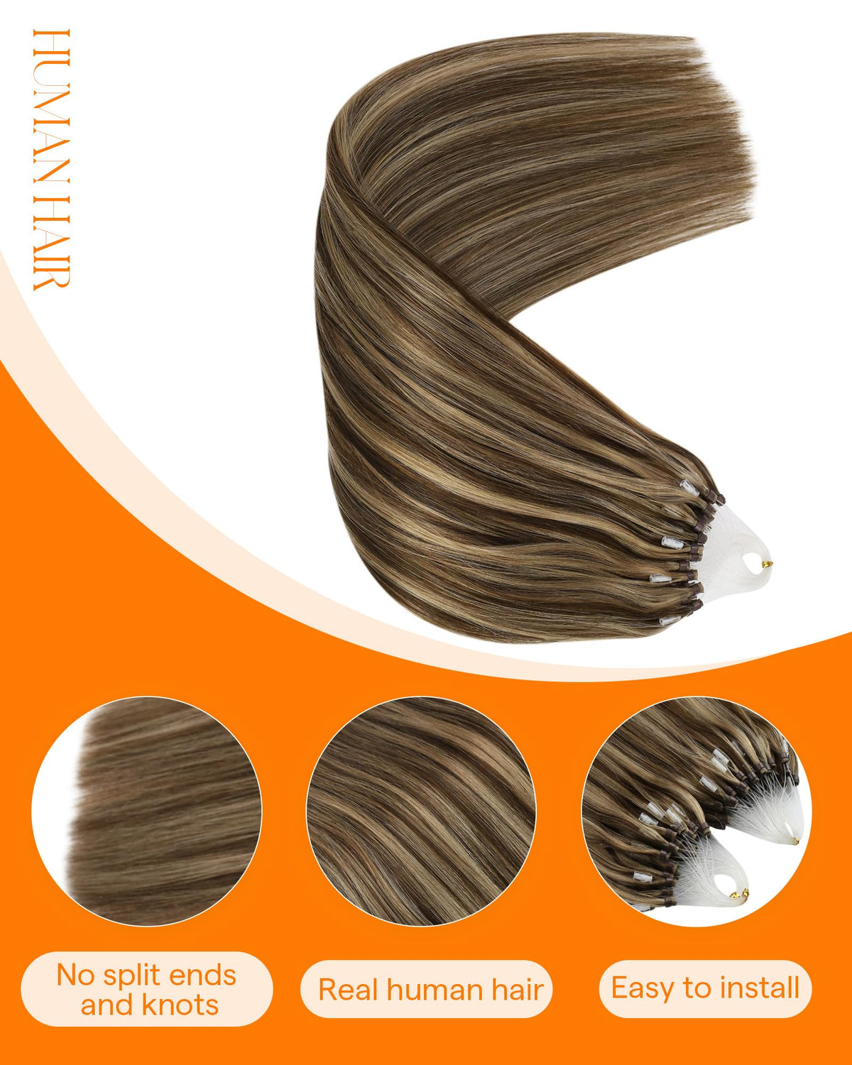 Sunny Hair Microlink Hair Extensions 18 Inch packaging