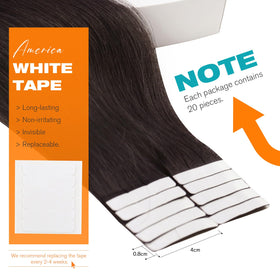 Sunny Hair Tape in Extensions 18 Inch displayed with packaging