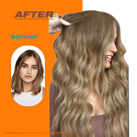 Sunny Hair Tape in Hair Extensions in packaging