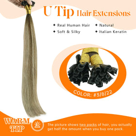 Sunny Hair U Tip Hair Extensions packaging