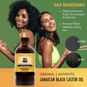 Sunny Isle Jamaican Black Castor Oil 8oz with packaging