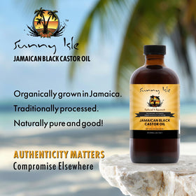 Sunny Isle Jamaican Black Castor Oil with natural ingredients