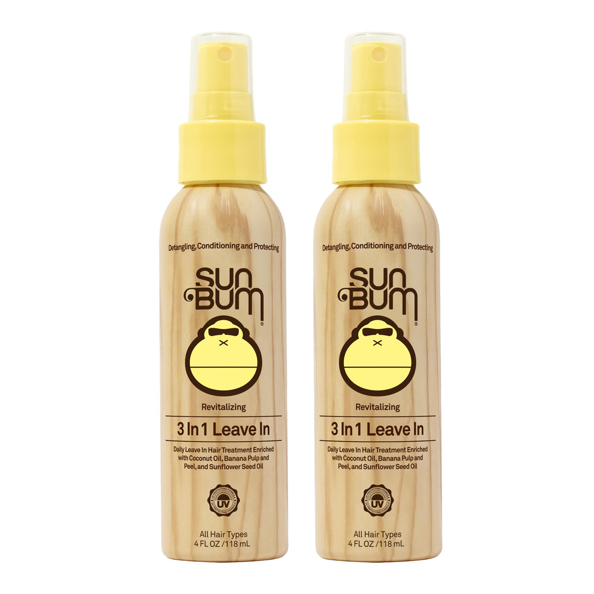 SunSun Revitalizing 3-in-1 Detangler Leave In Conditioner front view