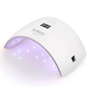 SUNUV UV LED Nail Lamp front view in pink