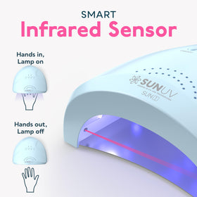 SUNUV UV LED Nail Lamp in use with hands inside