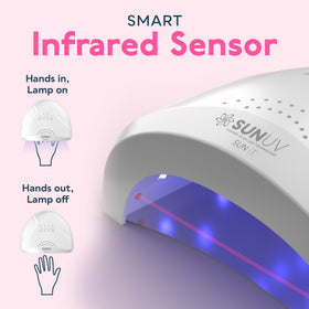 SUNUV UV LED Nail Lamp packaging with product details