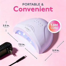 SUNUV UV LED Nail Lamp SUNONE Purple side view