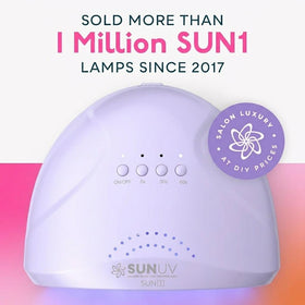 SUNUV UV LED Nail Lamp SUNONE Purple with power adapter