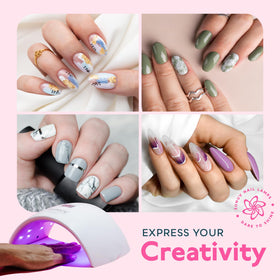 SUNUV UV LED Nail Lamp with gel polish
