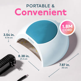 SUNUV UV LED Nail Lamp with gel polish bottles