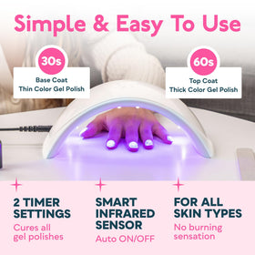 SUNUV UV LED Nail Lamp with gel polish curing