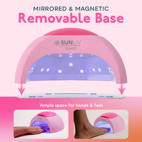 SUNUV UV LED Nail Lamp with removable bottom