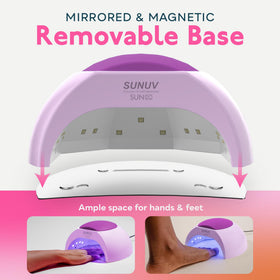 SUNUV UV Light with removable bottom for easy cleaning