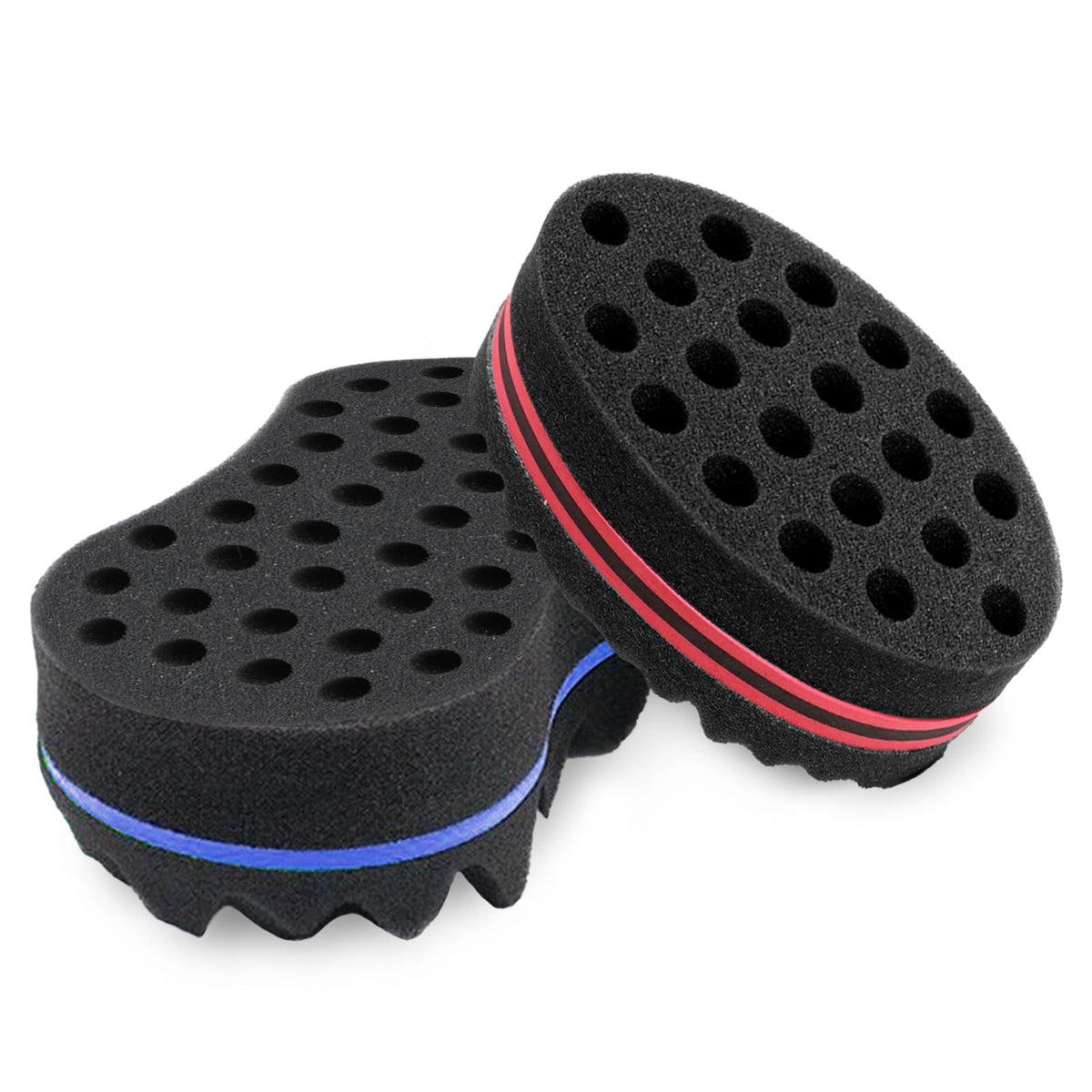 Supaze Hair Sponge Twist Comb blue side view
