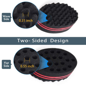 Supaze Hair Sponge Twist Comb double-sided design close-up