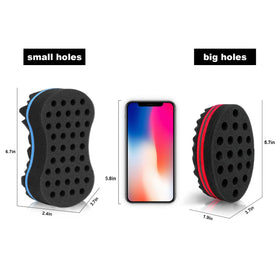 Supaze Hair Sponge Twist Comb in hand for styling