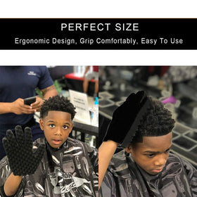 Supaze Hair Twist Comb included with Curling Sponge Glove