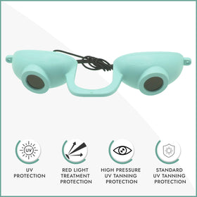 Super Sunnies goggles side view with adjustable strap