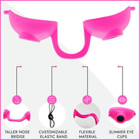 Super Sunnies goggles with strap displayed on a white background
