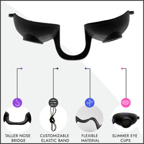 Super Sunnies Tanning Bed Goggles with strap for secure fit